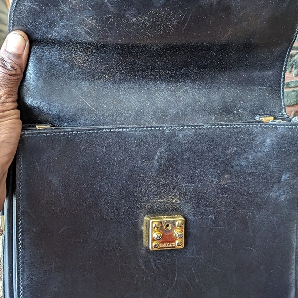 💯AUTH✨💎BALLY💎✨💎VINTAGE LOCK FLAPBAG - Picture 10 of 17